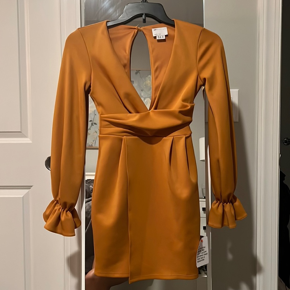 ASOS long sleeve mini dress size 00 Petite.